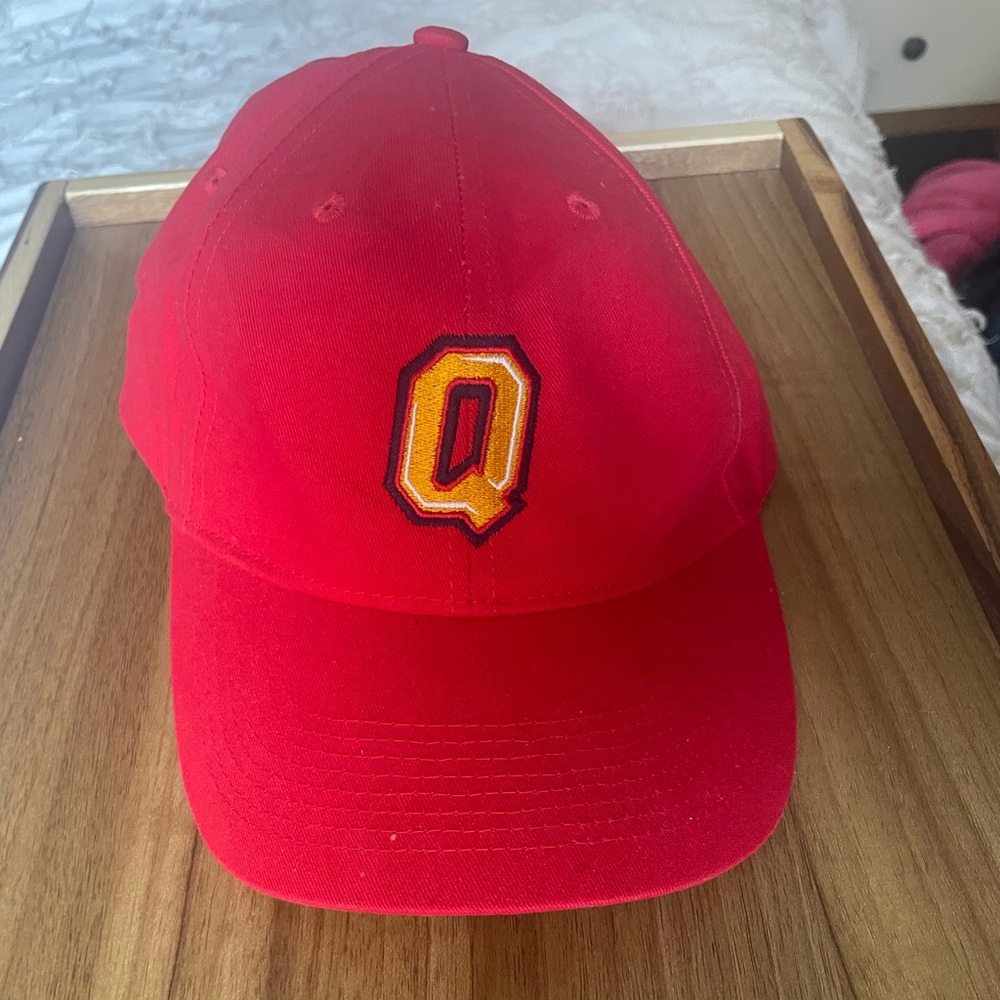 Queen’s University Red Varsity Cap with Embroidered Q